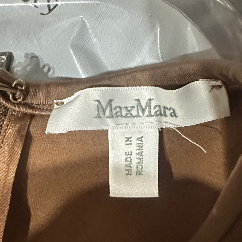 MaxMara Brown Maxi Dress